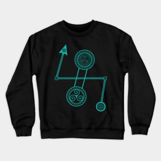 Pictish Double Disc Z Rod Crewneck Sweatshirt